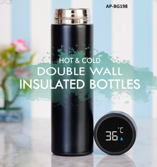 Insulated Bottles which shows Temprature