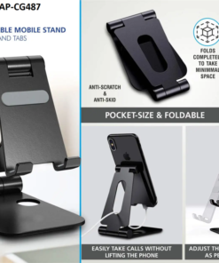 FOLDABLE AND PORTABLE STAND-Easy to use and adjust