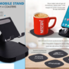 MOBILE STAND AND COASTER
