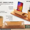 BAMBOO SET –Mobile Stand and Pen Stand