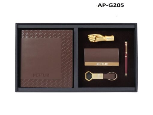 GIFT SET- WITH NOTEPAD, PAPERWEIGHT, PEN ,KEYCHAIN IN A BOX